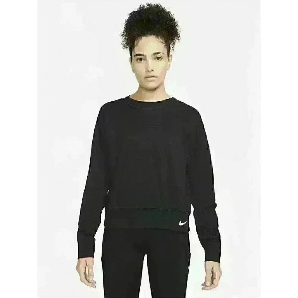 NEW! Nike Women's Plus 2X Therma-FIT Reversible Sweatshirt In Black NWT $90 - Picture 1 of 4